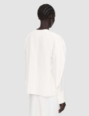 Silk Crepe de Chine Balard Blouse - Regular - Image 4