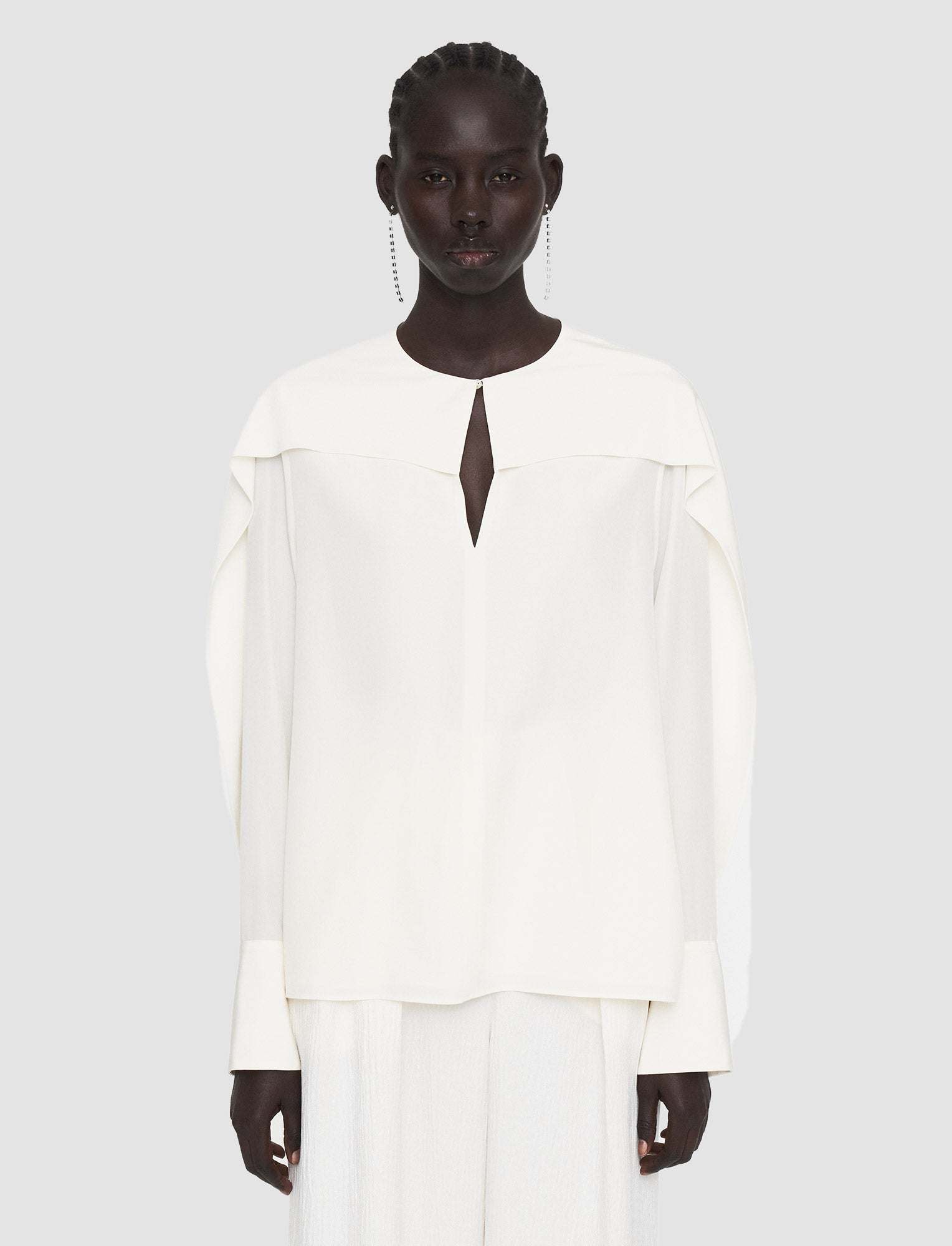 Silk Crepe de Chine Balard Blouse - Regular - Image 3