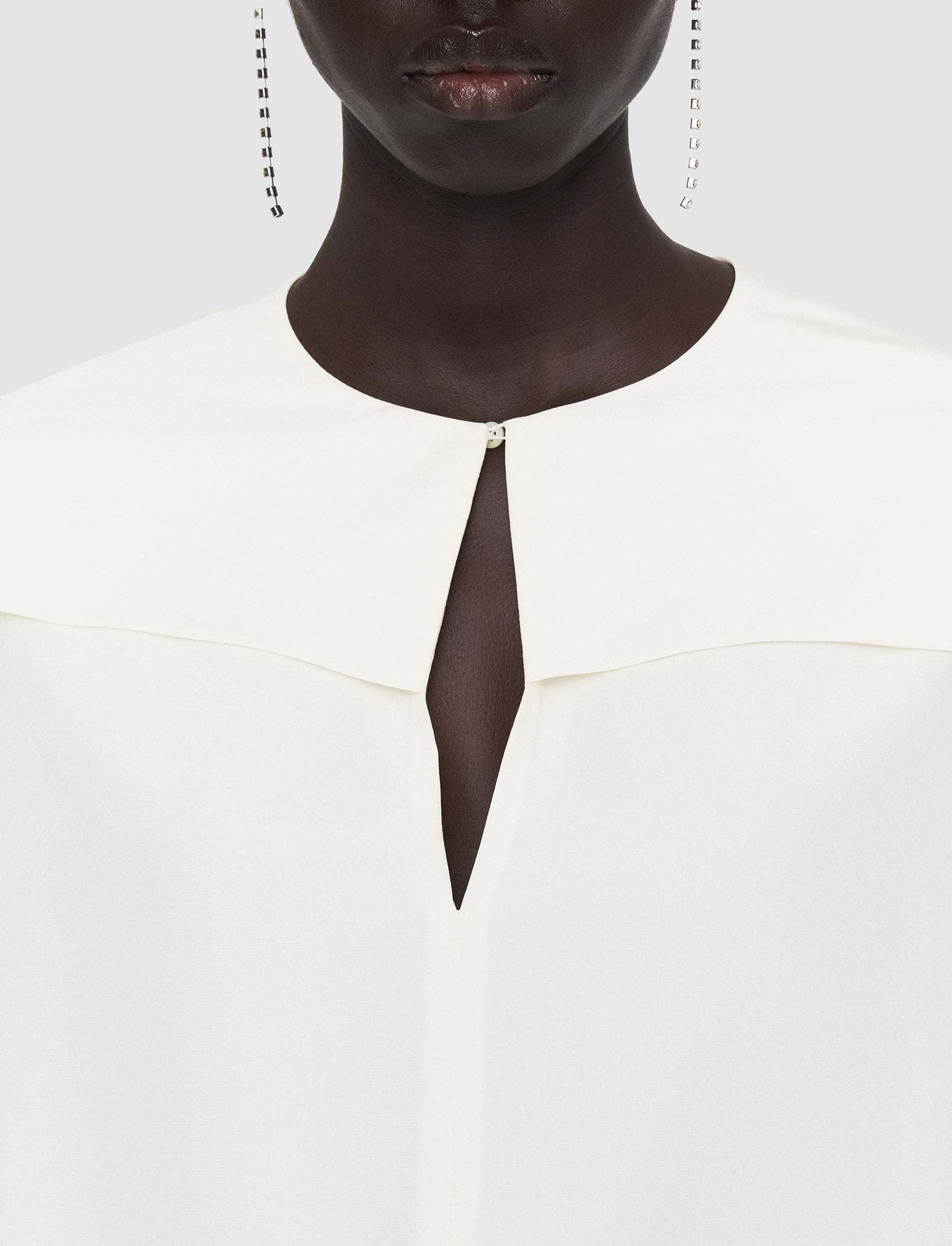 Silk Crepe de Chine Balard Blouse - Regular - Image 6