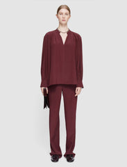 Silk Crepe de Chine Blondel Blouse - 44 - Image 44