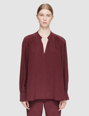 Silk Crepe de Chine Blondel Blouse - 44 - Image 45