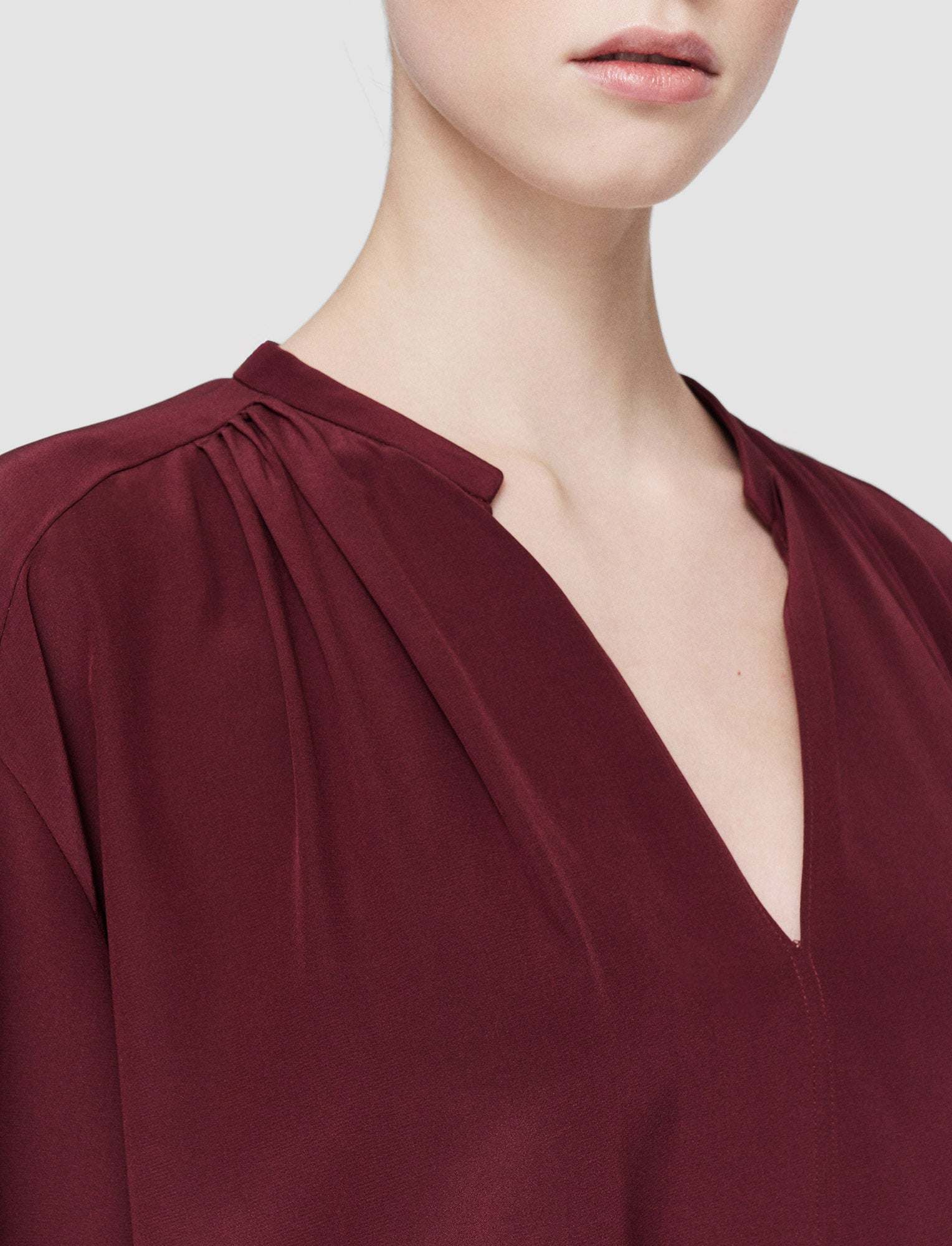 Silk Crepe de Chine Blondel Blouse - 44 - Image 48