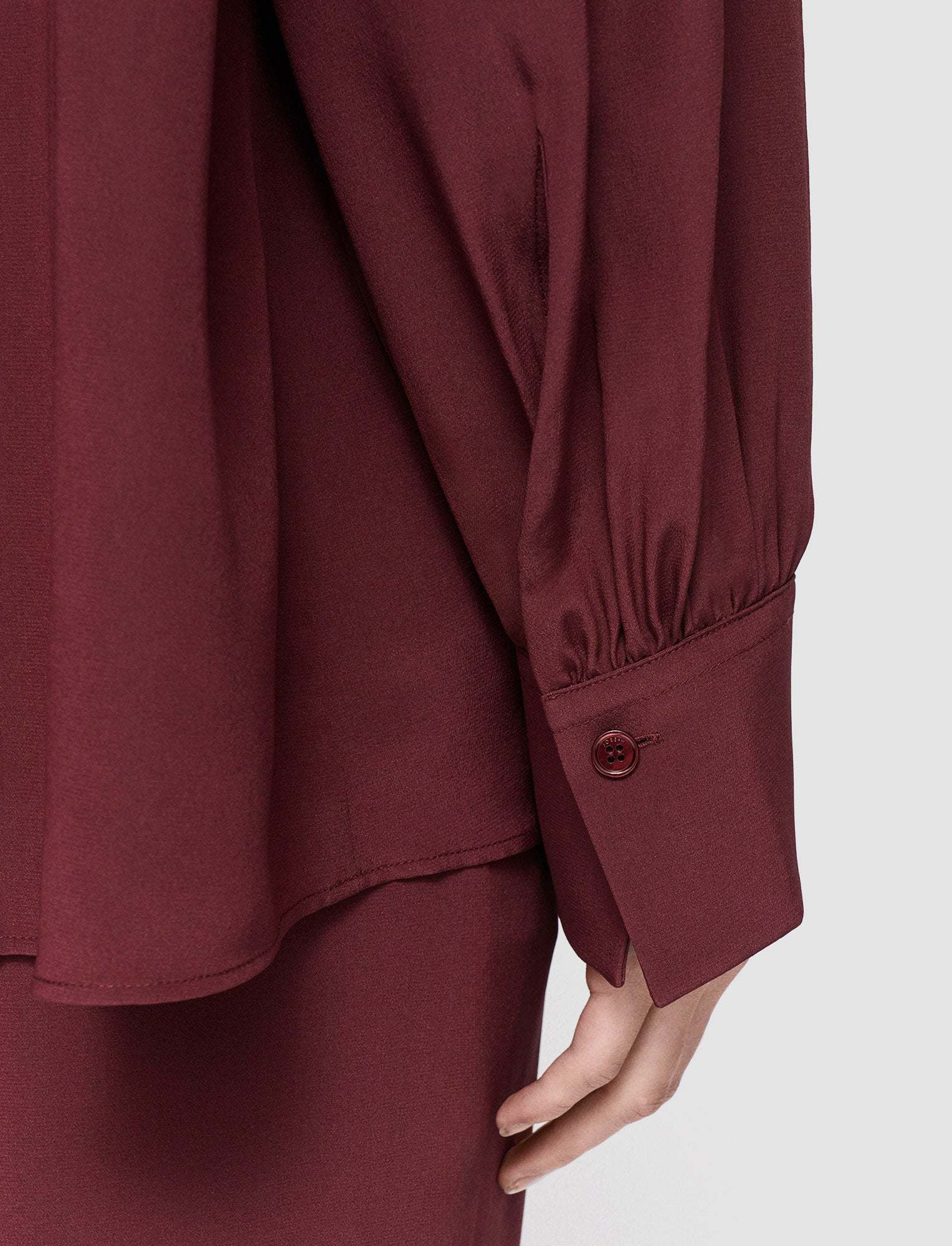 Silk Crepe de Chine Blondel Blouse - 44 - Image 49
