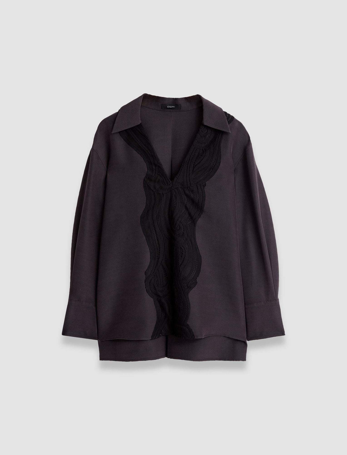 Madrid Evening Silk Blend Lace Blouse - 44 - Image 37