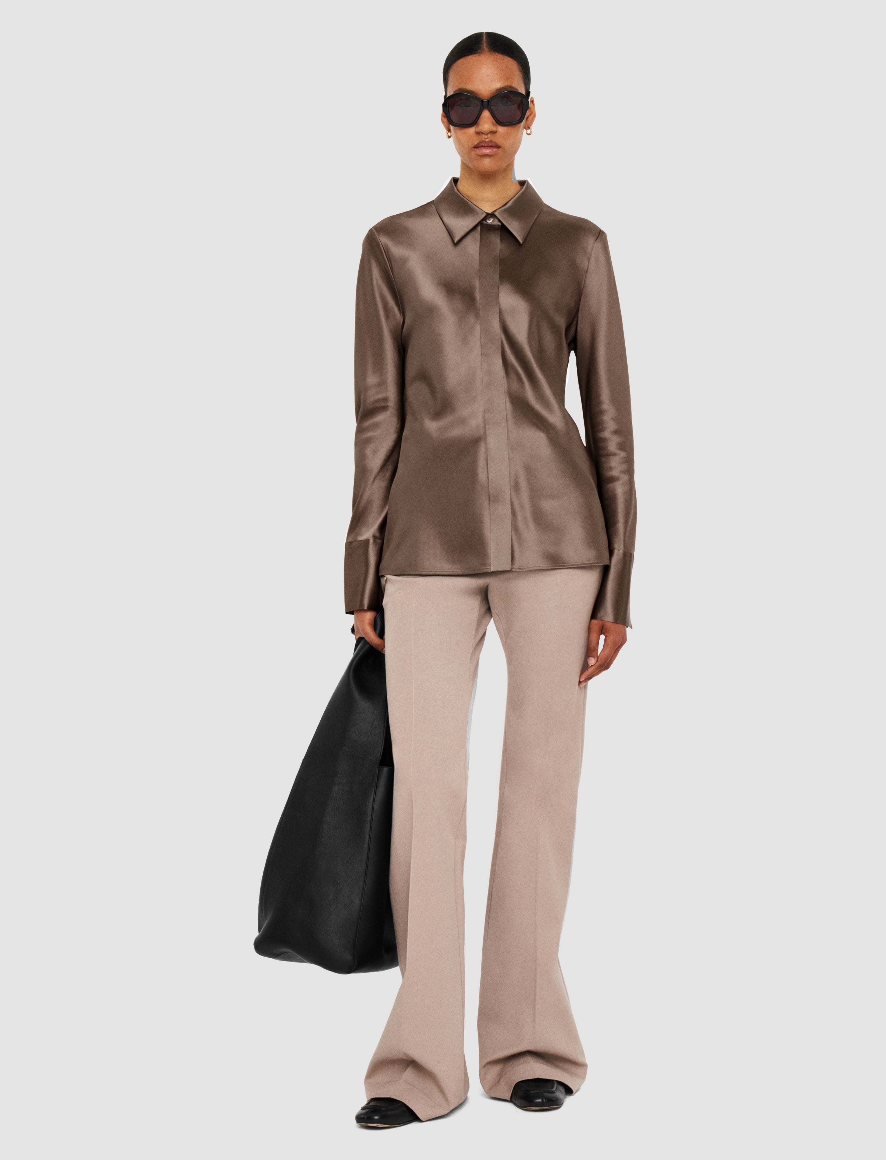 Brunel Silk Satin Blouse - 44 - Image 38