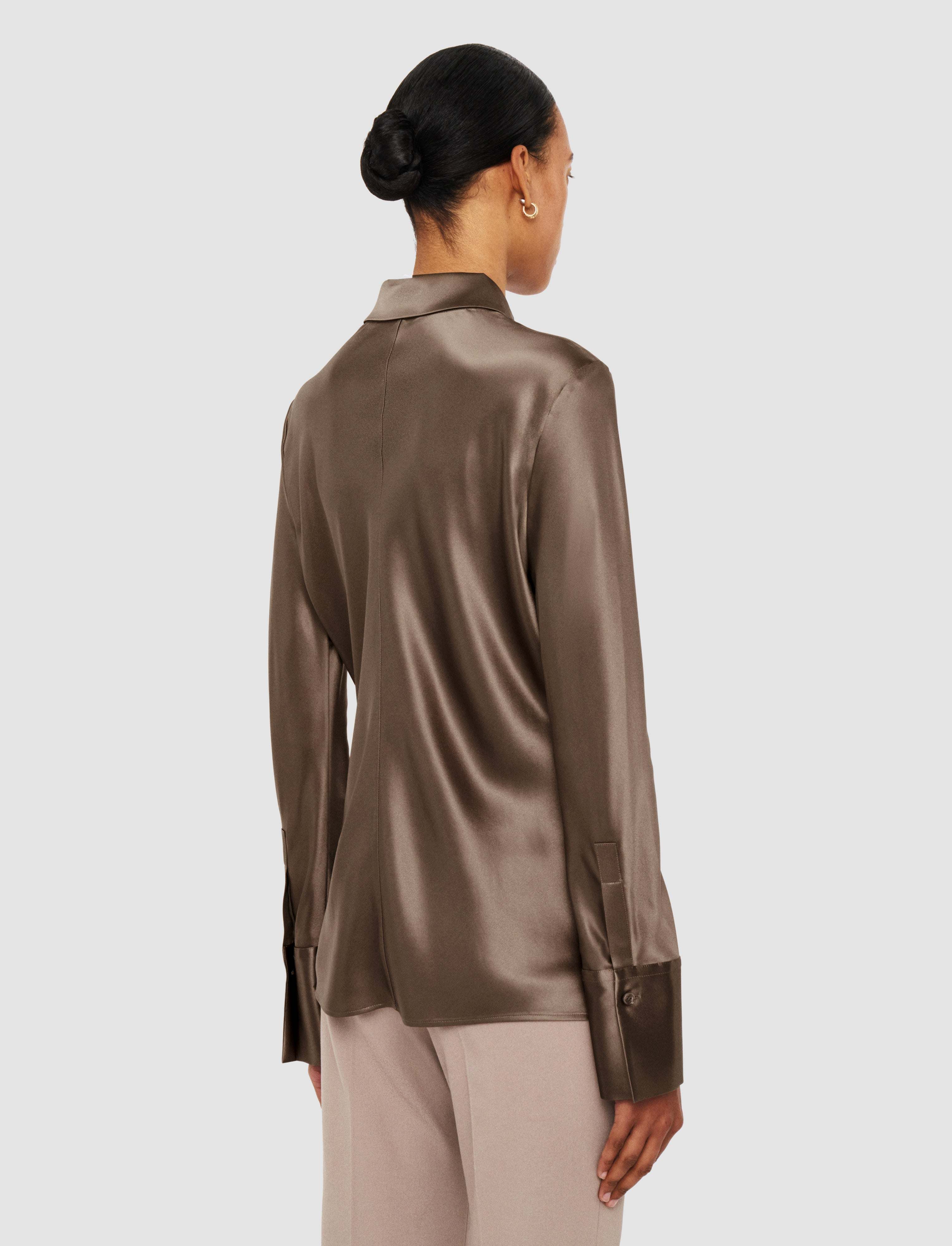 Brunel Silk Satin Blouse - 44 - Image 40