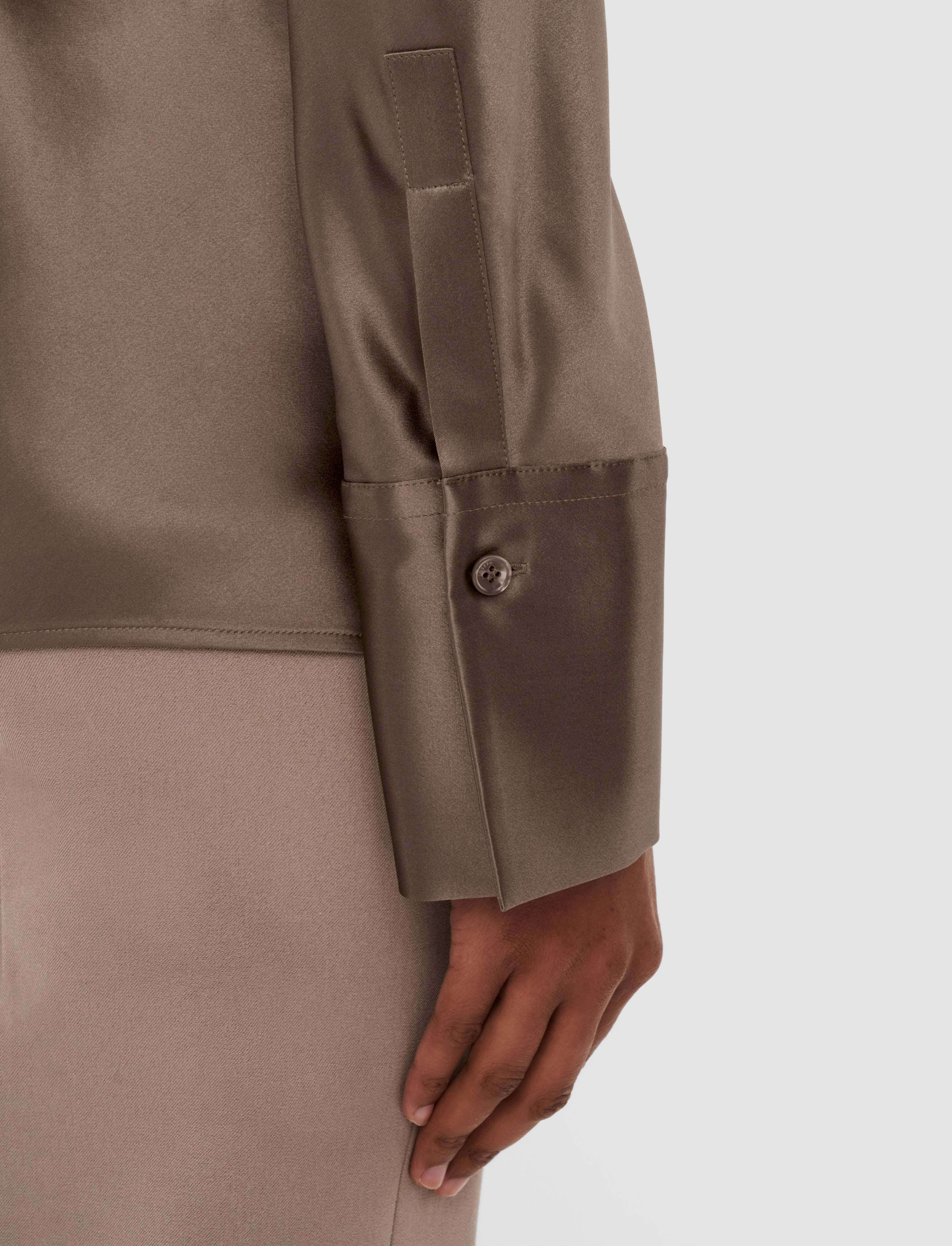 Brunel Silk Satin Blouse - 44 - Image 41
